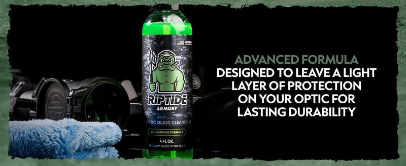 Riptide Armory Optic Glass Cleaner - Ultimate Solution for Pristine Optic Care - Unmatched Detailing Precision & Protection - Veteran Founded & Formulated by US Navy Seal (4oz) - Image 4